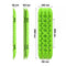 X-BULL Recovery tracks kit Boards Sand Mud Trucks 6pcs strap mounting 4x4 Sand Snow Car green GEN3.0