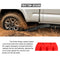 X-BULL 2 Pairs Recovery tracks Sand Mud Snow 4WD / 4x4 ATV Offroad Stronger Gen 3.0 - Red