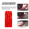 X-BULL 2 Pairs Recovery tracks Sand Mud Snow 4WD / 4x4 ATV Offroad Stronger Gen 3.0 - Red