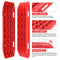 X-BULL Recovery tracks 10T Sand Mud Snow RED Offroad 4WD 4x4 2pc 91cm Gen 2.0 - red