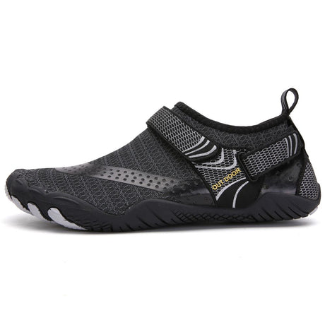 Men Women Water Shoes Barefoot Quick Dry Aqua Sports Shoes - Black Size EU41 = US7.5