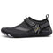 Men Women Water Shoes Barefoot Quick Dry Aqua Sports Shoes - Black Size EU45 = US10