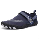 Men Women Water Shoes Barefoot Quick Dry Aqua Sports Shoes - Blue Size EU39 = US6