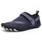 Men Women Water Shoes Barefoot Quick Dry Aqua Sports Shoes - Blue Size EU43 = US8.5