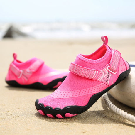 Kids Water Shoes Barefoot Quick Dry Aqua Sports Shoes Boys Girls - Pink Size Bigkid US4 = EU36