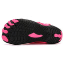 Kids Water Shoes Barefoot Quick Dry Aqua Sports Shoes Boys Girls - Pink Size Bigkid US4 = EU36