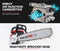Baumr-AG 45CC Petrol Chainsaw Commercial 18 Bar Chain Saw E-Start Pruning