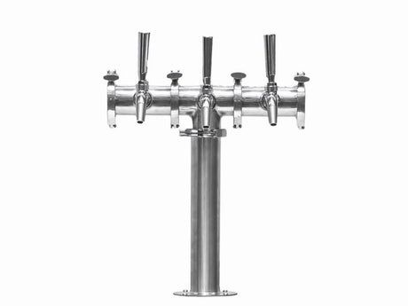 Beer Font Tower - Triple Tap Modular Beer Font with Tap