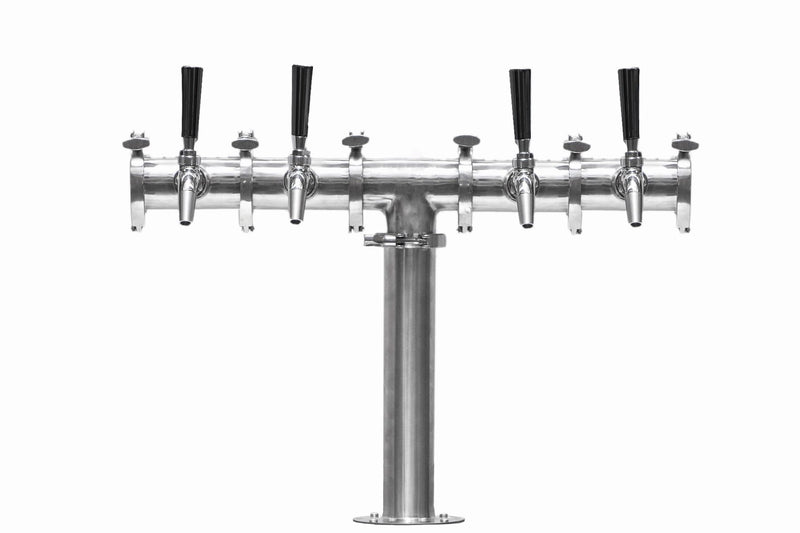 Beer Font Tower - Quadruple Tap Modular Beer Font with Tap