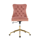 Velvet Home Office Chair- Grey