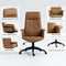 High Back Office Chair -Light Brown