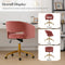 Velvet Home Office Chair- Rose
