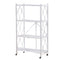 EKKIO Foldable Storage Shelf 4 Tier (White)