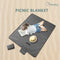 Picnic Blanket Black GO-PB-103-XX
