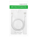 UGREEN  to USB Cable 2M White 20730