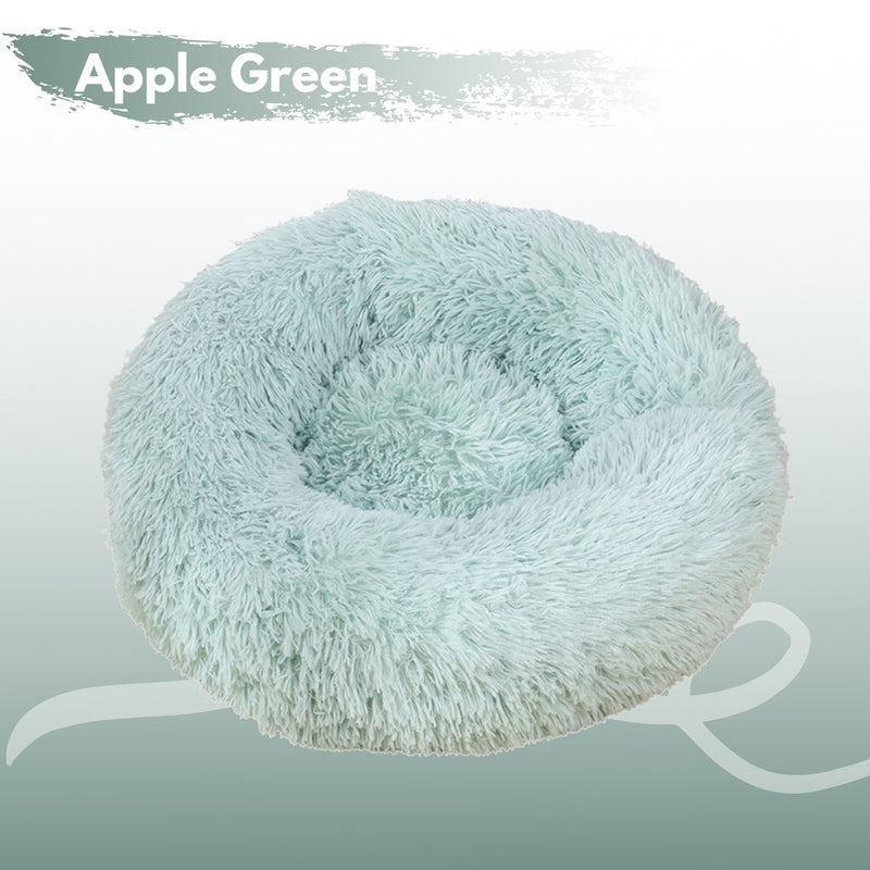 Floofi Ped Bed Round Plush (70cm Apple Green) - PT-PB-230-XL (L22 70cm Apple Green)
