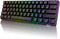 Royal Kludge RK61 Tri Mode RGB Hot Swappable Mechanical Keyboard Black (Red Switch)