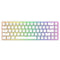 Royal Kludge RK837 (RKG68) Wired Tri Mode Bluetooth RGB Hot Swappable Mechanical Keyboard White (Brown Switch)