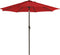 SONGMICS 2.7m Patio Outdoor Table Umbrella Red