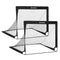 SONGMICS Set of 2 Portable Soccer Net 120cm Black