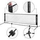 SONGMICS 4m Portable Tennis Badminton Net Black