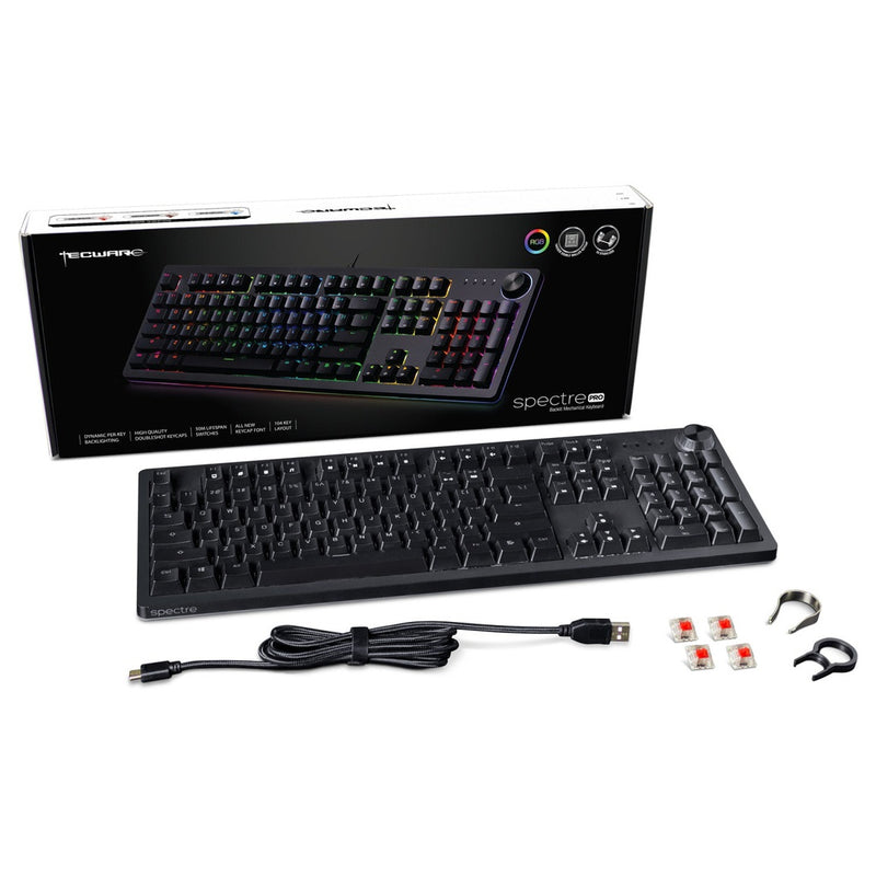 Tecware Spectre PRO RGB Mechanical Keyboard Red Switch TW-KB-SP104-ZORD