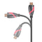 VCOM 5m HDMI to HDMI 2.0 Cable Black & Red CG525-R-5.0