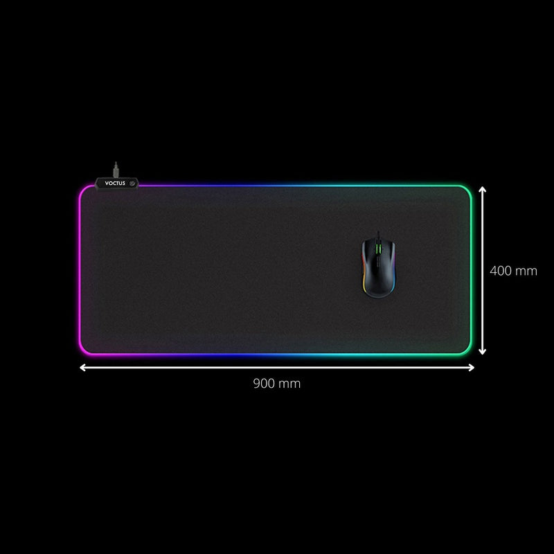 Voctus RGB Mouse Pad 4 USB Ports 900x400x4mm VT-MP-102-CZ