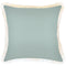 Cushion Cover-Coastal Fringe Natural-Seafoam-60cm x 60cm