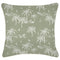 Cushion Cover-With Piping-Postcards Sage-45cm x 45cm