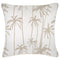Cushion Cover-With Piping-Tall-Palms-Beige-45cm x 45cm