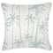 Cushion Cover-With Piping-Tall-Palms-Mint-45cm x 45cm