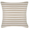 Cushion Cover-With Piping-Hampton Stripe Beige-45cm x 45cm