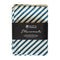 Placemat set of 4-Side Stripe Teal-46cm x 33cm