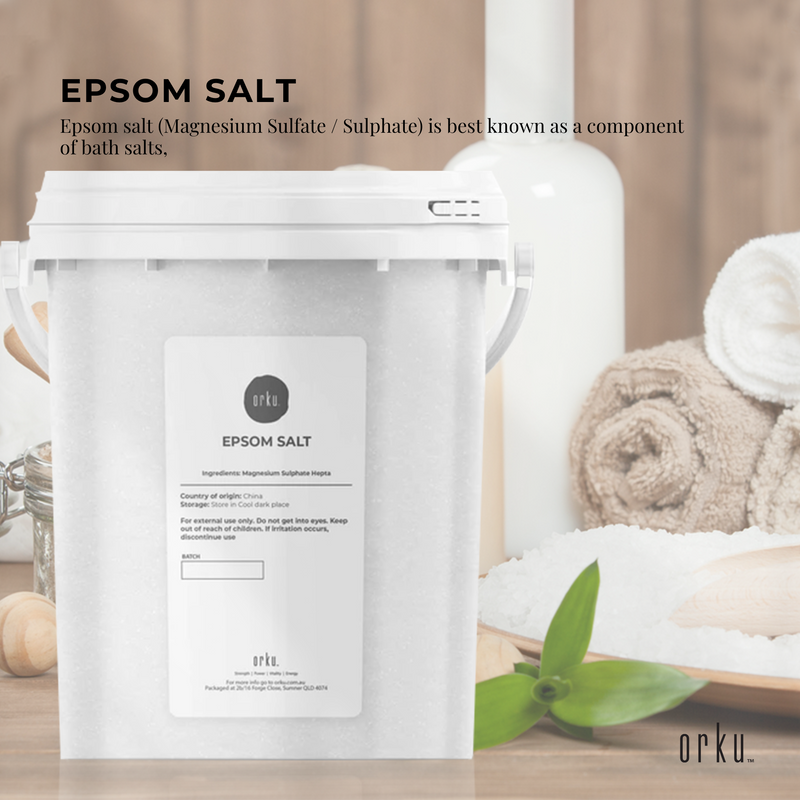 1.3kg Epsom Salt Tub - Magnesium Sulphate For Bath Skin Body Skin Care