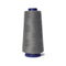 5x Grey Sewing Overlocker Thread - 2000m Hemline Polyester Overlocking Spools
