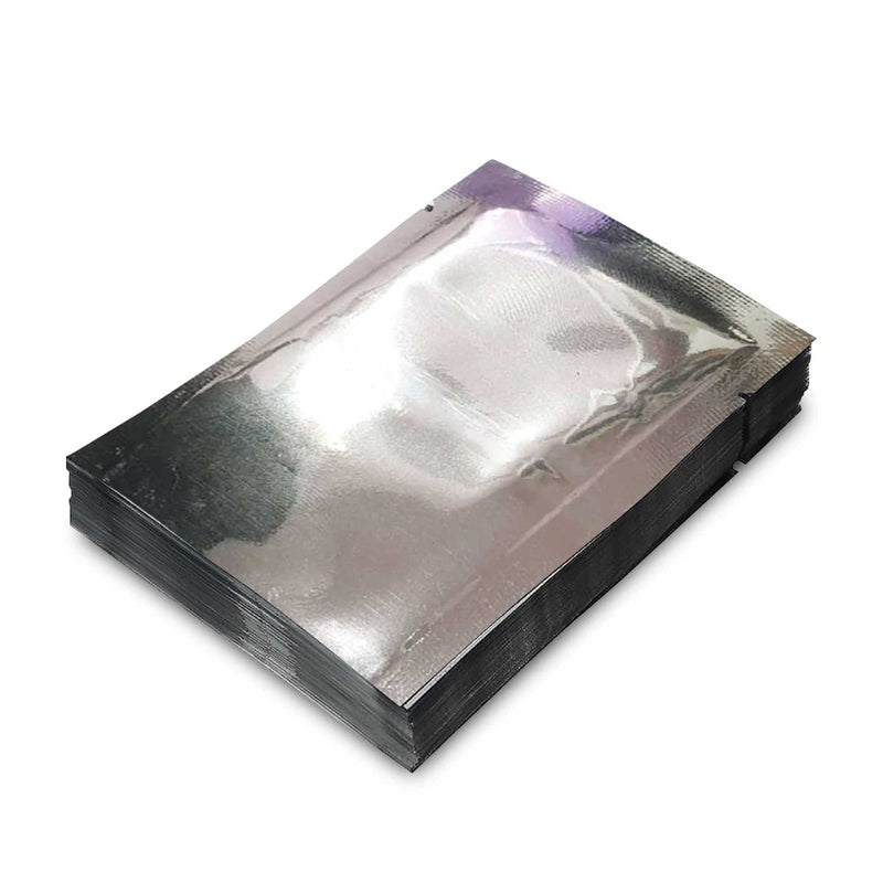 100x Mylar Vacuum Food Pouches 7x10cm - Standing Insulated Food Storage Bag