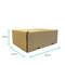 25x Die Cut Cardboard Boxes - 406x296x140mm Packaging Shipping Carton
