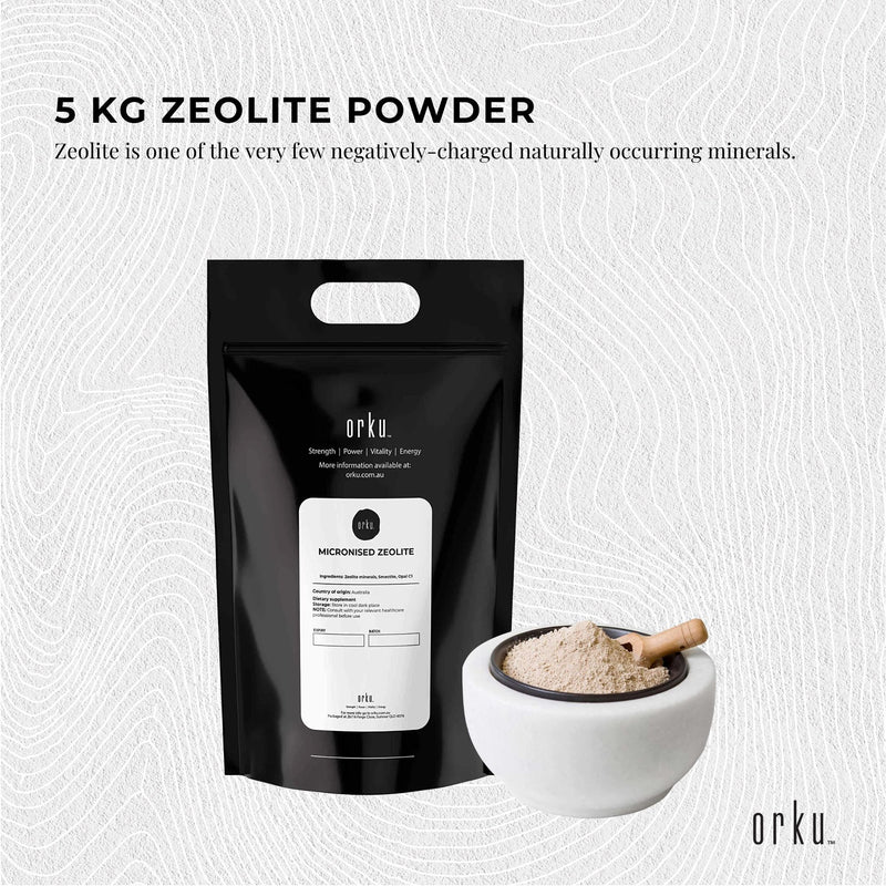5Kg Pure Micronised Zeolite Powder Supplement Micronized Volcamin Clinoptilolite