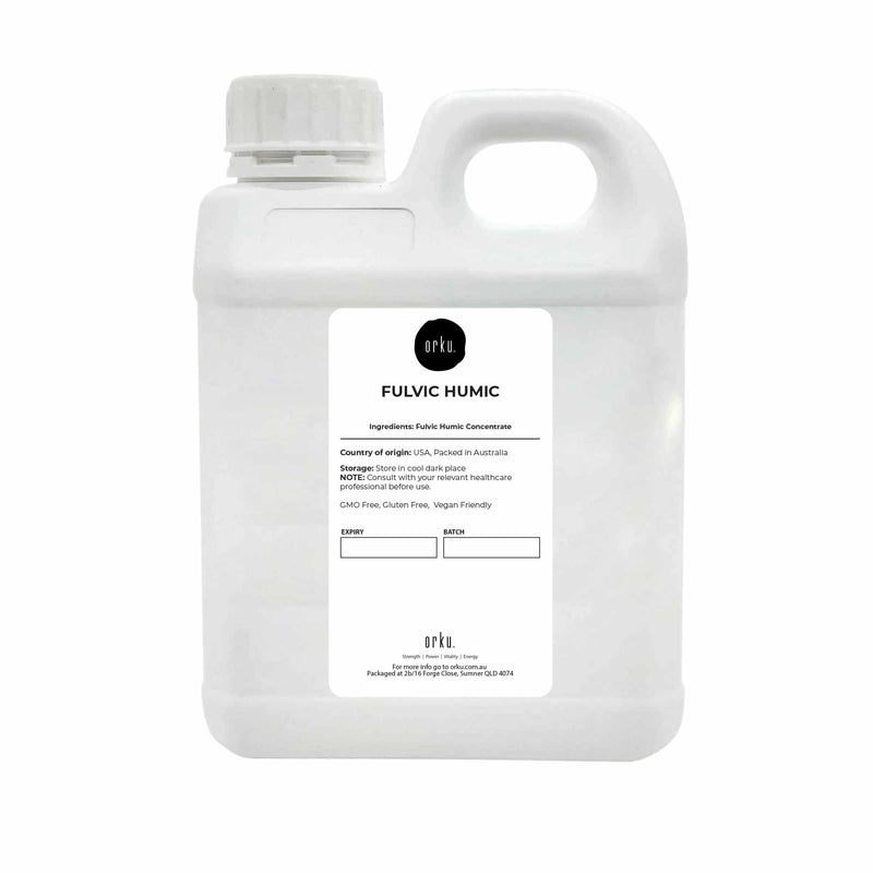 1L Organic Fulvic Humic Acid Liquid Concentrate - Mineral Nutrient Supplement