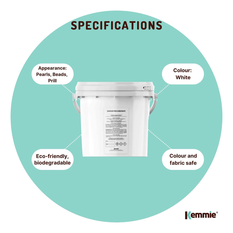 5Kg Sodium Percarbonate Tub - Eco Laundry Cleaner Brew Sanitiser Oxygen Bleach