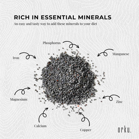 3.5Kg Poppy Seeds Bucket Blue Unwashed 100% Australian Food Cook Baking Mineral