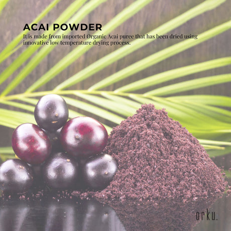 700g Acai Powder Bucket 100% Organic - Pure Superfood Amazon Berries