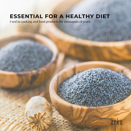 20Kg Poppy Seeds Pouch Blue Unwashed 100% Australian Food Baking Cooking Mineral