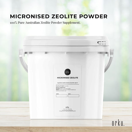 1.3kg Pure Micronised Zeolite Powder Supplement Tub Micronized Volcamin