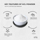 1.3Kg Potassium Chloride Powder Tub - Pure KCL E508 Food Grade Supplement