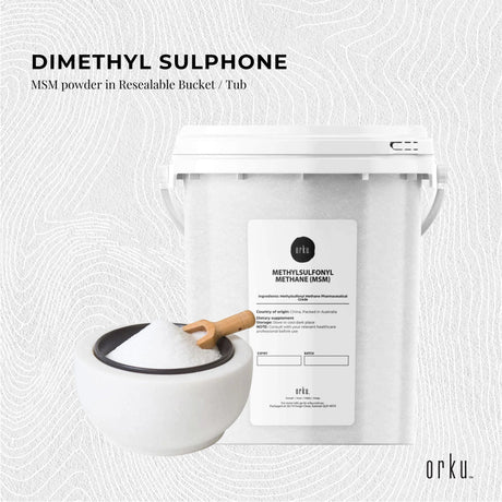 800g MSM Powder or Crystals Tub - 99% Pure Methylsulfonylmethane Dimethyl Sulfone