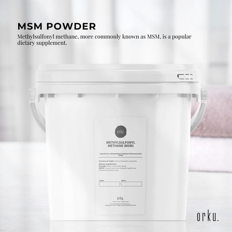 3Kg MSM Powder or Crystals Tub - 99% Pure Methylsulfonylmethane Dimethyl Sulfone