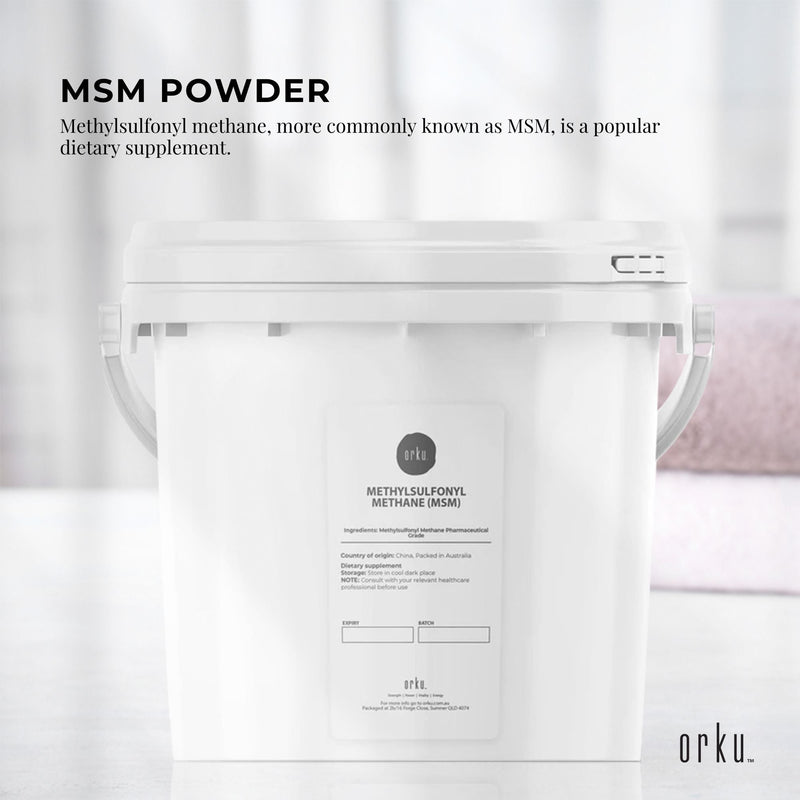 3Kg MSM Powder or Crystals Tub - 99% Pure Methylsulfonylmethane Dimethyl Sulfone