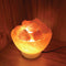 12V 12W Fire Bowl Himalayan Pink Salt Lamp Carved Rock Crystal Light Bulb On/Off